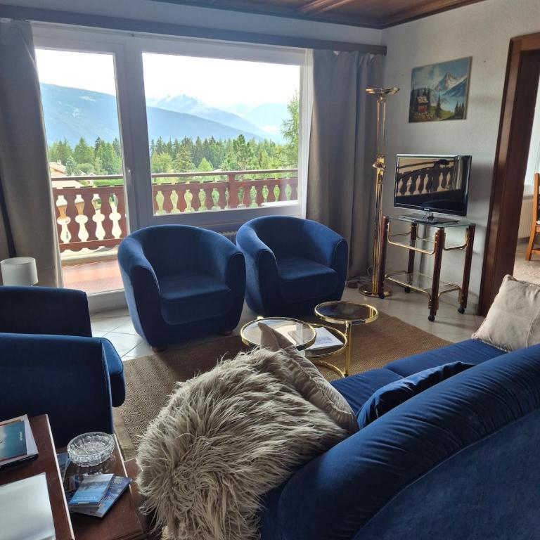 Crans-Montana, Mountain View, Ski & Golf - Apartment mit Blick auf die Berge - 4