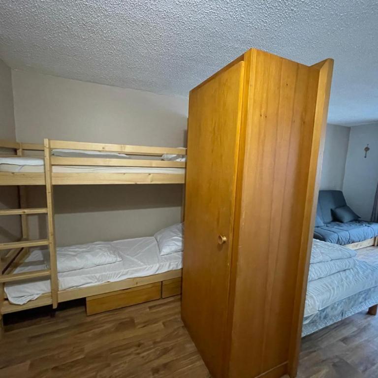 Le Relai S34 - Grand et lumineux studio avec coin montagne 4-6 pers avec WIFI, 50m des pistes, grand balcon exposé SUD, DRAPS NON COMPRIS - Studio - Vue sur Montagne - 5