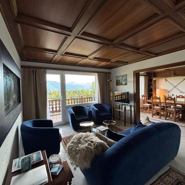Crans-Montana, Mountain View, Ski & Golf - Apartment mit Blick auf die Berge - 2