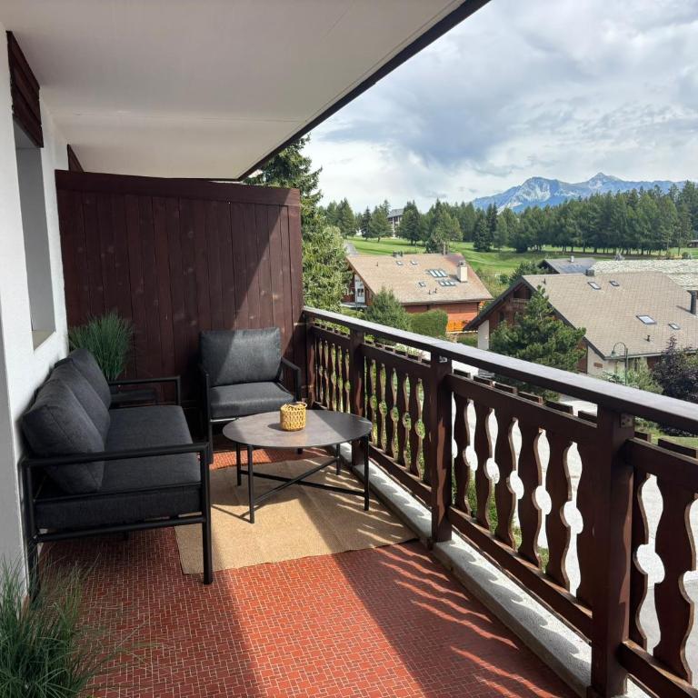 Crans-Montana, Mountain View, Ski & Golf - Apartment mit Blick auf die Berge - 13