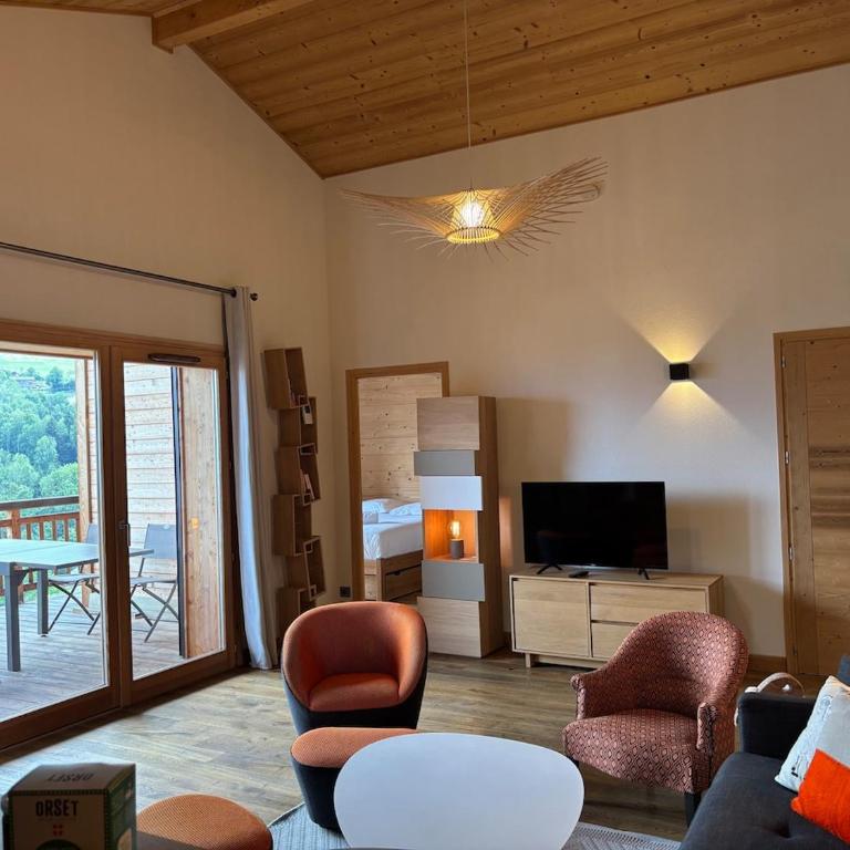 Mountain view, center of Combloux, balcony - Appartement 2 Chambres - 9