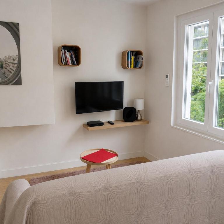Studio Paris buttes Chaumont - Appartement 1 Chambre - 8
