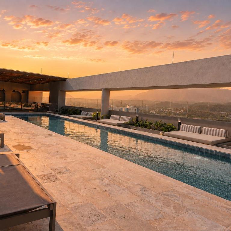 Apartment with luxury mountain view, pool and WiFi - Apartamento de 1 dormitorio - 1