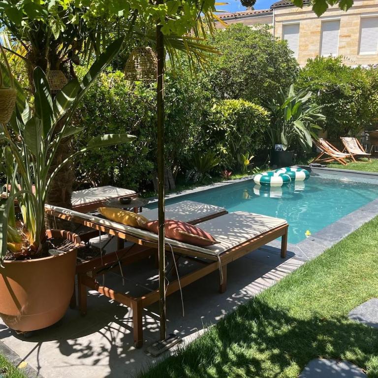 Oasis pool and clim in Bordeaux - Villa - 1