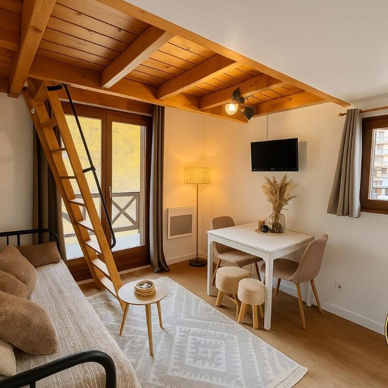 Charmant studio avec coin nuit en mezzanine La Foux d'Allos - Appartement - 26