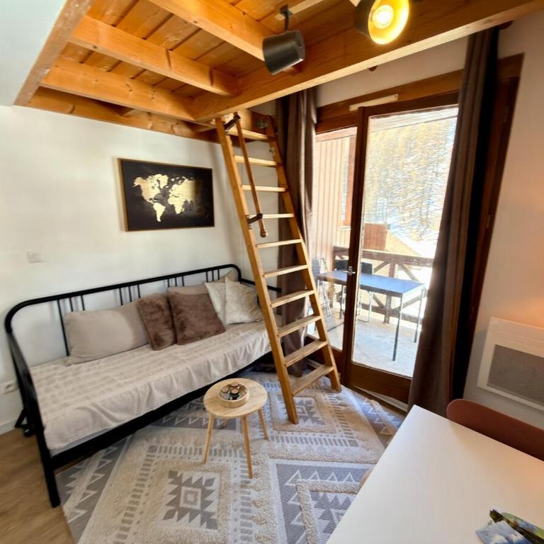 Charmant studio avec coin nuit en mezzanine La Foux d'Allos - Appartement - 42