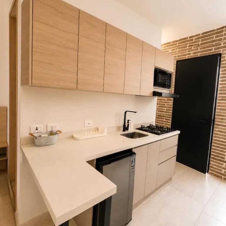 Apartaestudio equipado con acceso autónomo 06 - One-Bedroom Apartment - 5