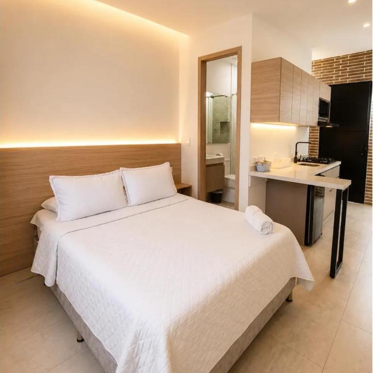 Apartaestudio equipado con acceso autónomo 06 - One-Bedroom Apartment - 6