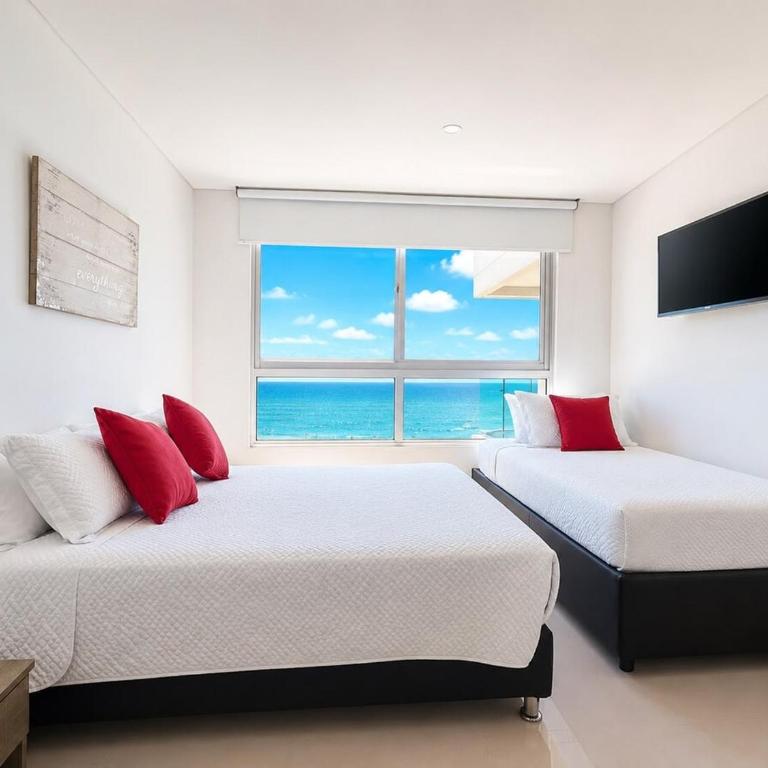 Beachfront apartment with a beautiful ocean view - One-Bedroom Apartment - 6