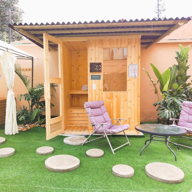 Villa Bamboo Oasis - NUJU Rentals Bogota - Apartamento Deluxe de 2 dormitorios con vistas al jardín - 5
