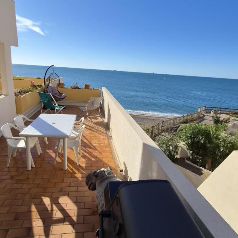 011 grand t3 lumineux vue mer et clim - Appartement 2 Chambres avec Terrasse et Vue sur la Mer - 1