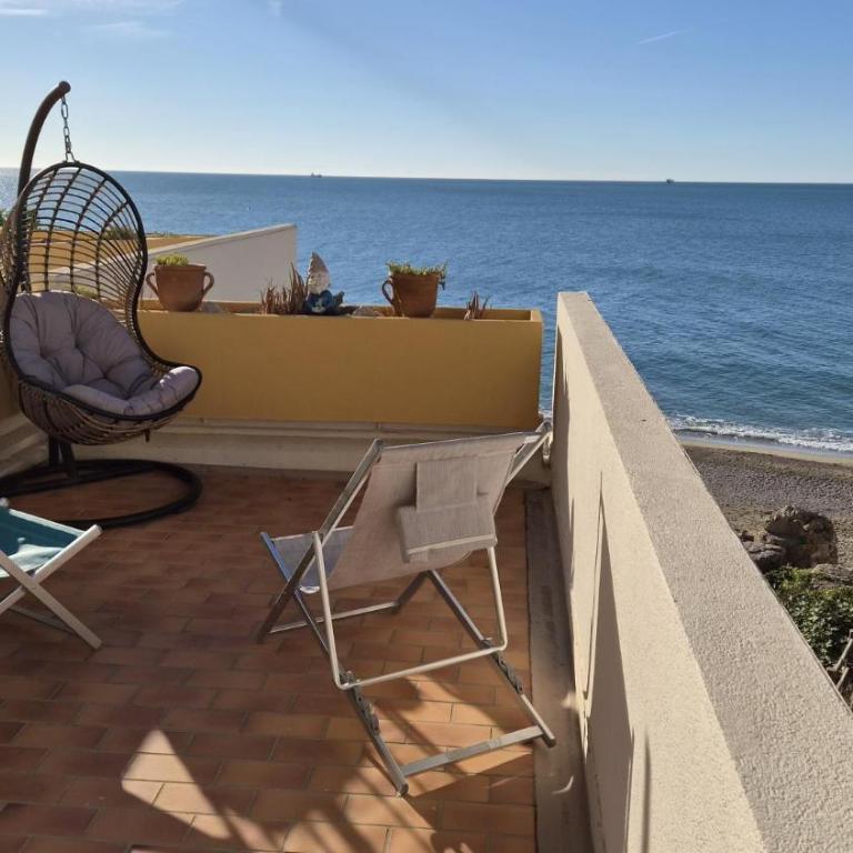 011 grand t3 lumineux vue mer et clim - Appartement 2 Chambres avec Terrasse et Vue sur la Mer - 4