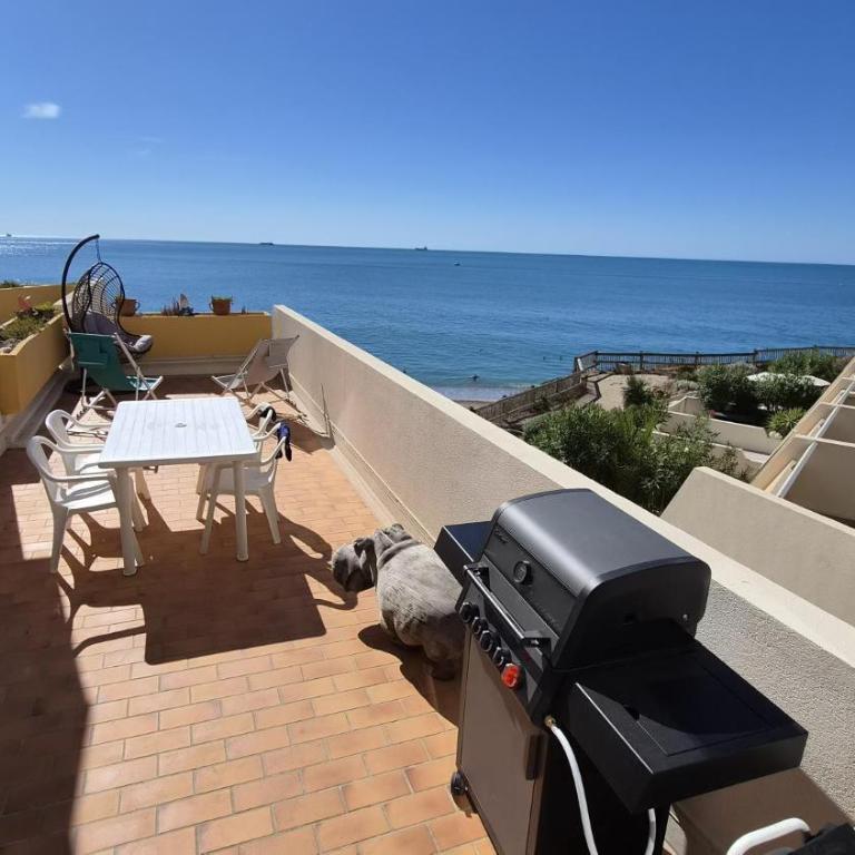011 grand t3 lumineux vue mer et clim - Appartement 2 Chambres avec Terrasse et Vue sur la Mer - 5