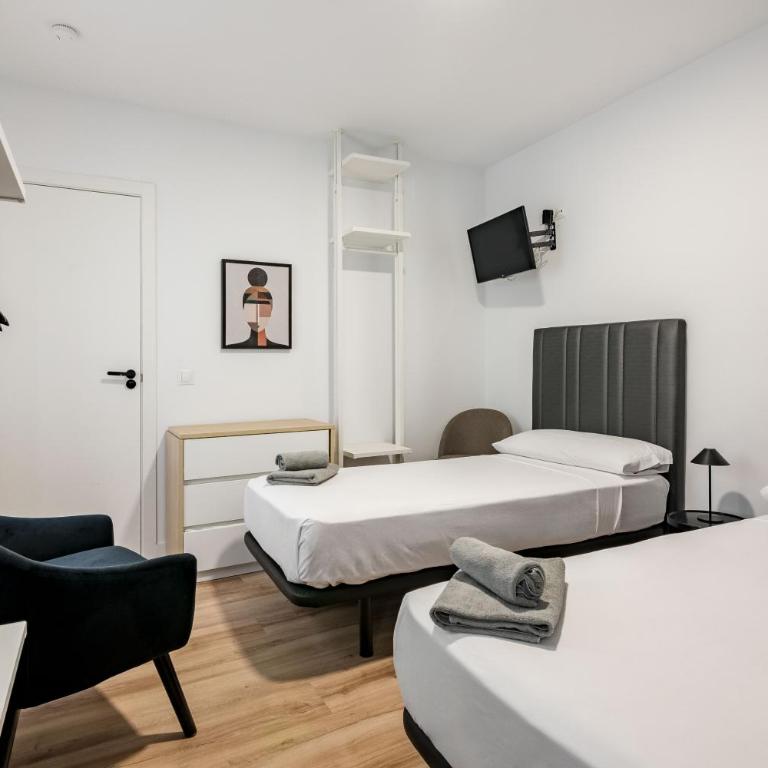 MyHouseSpain - 7Stay Madrid - Camera Deluxe Doppia con Letti Singoli - 4