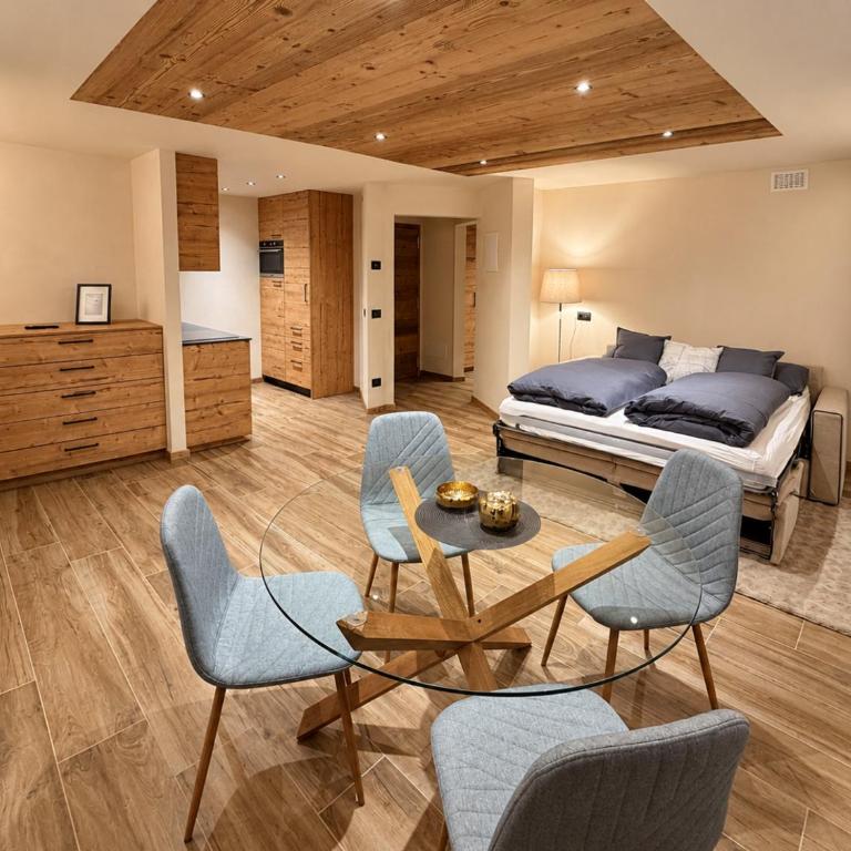 Alpine Charme Lodge - Apartamento de 1 Dormitorio con balcón y vistas a la ciudad - 6