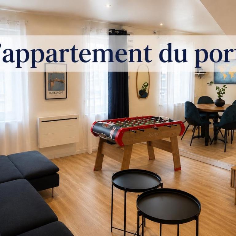 Appart T3 moderne à proximité du port - centre Dunkerque - 2 chambres - Appartement 2 Chambres - 4