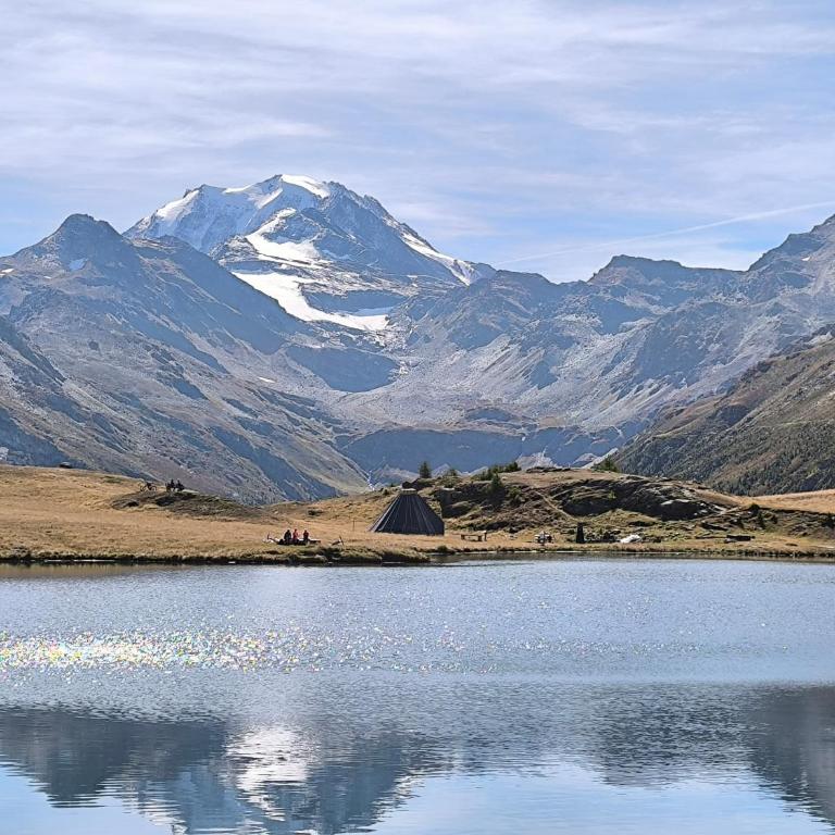Chambre Zinal Rothorn - Zimmer mit Kingsize-Bett und Bergblick - 3