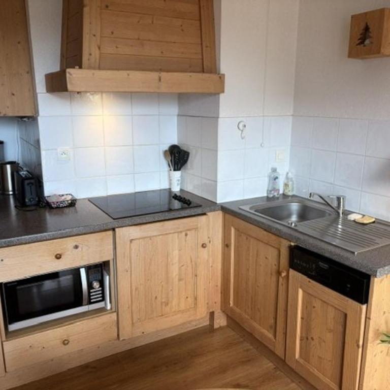 Appartement de 45m² avec balcon, 5 couchages, à 300m des pistes et commerces, bien équipé - FR-1-572-103 - Appartamento - 14