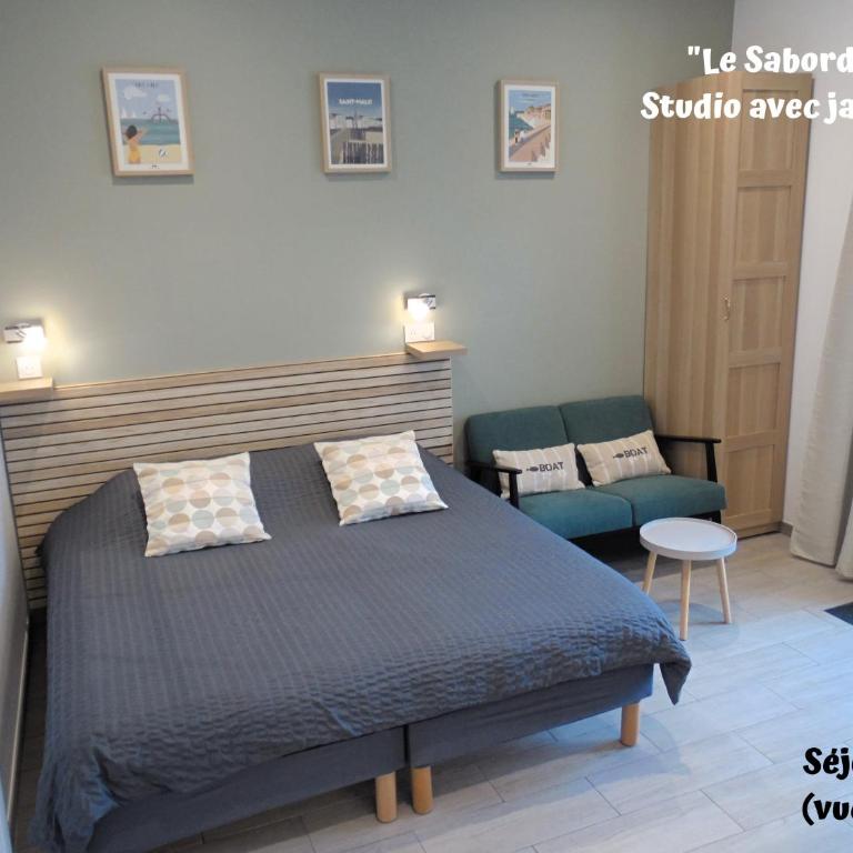 Résidence La Hoguette- Plage du Sillon à 30m - Estudio con jardín - 8