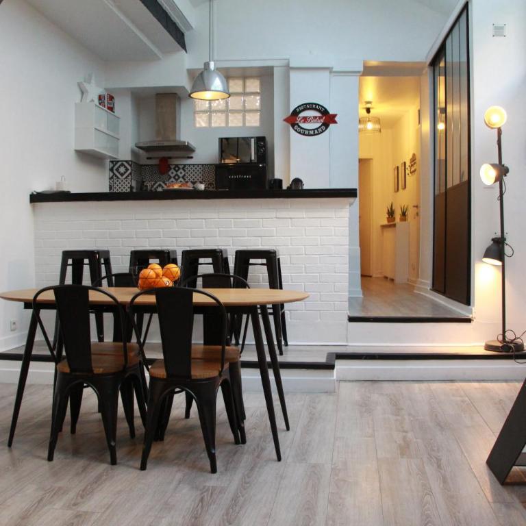 Atelier d'Artiste Marais Paris, 3 chambres, cour privée calme - Three-Bedroom Apartment - 3