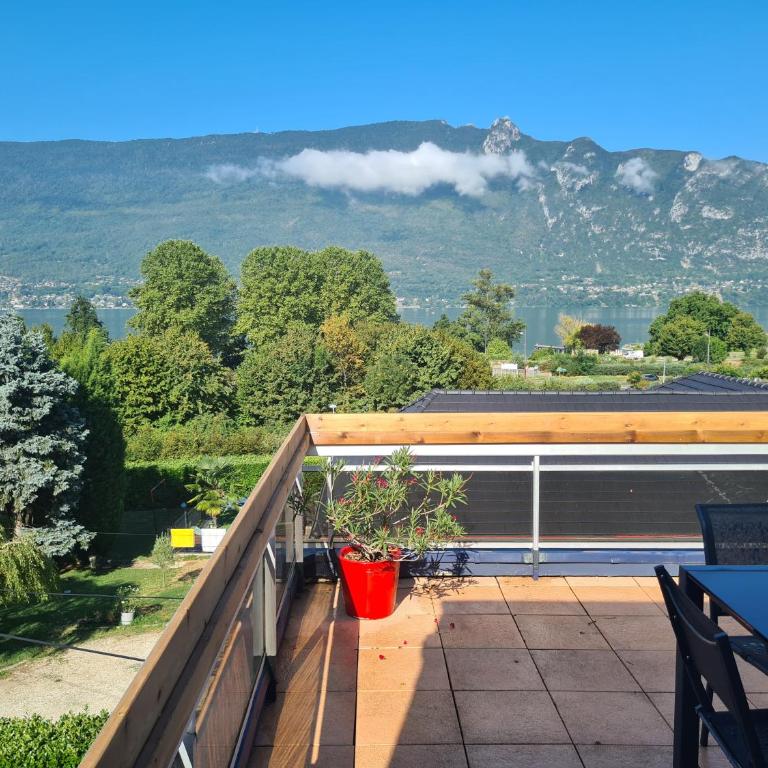 Duplex Vue Lac Bourget- Terrasse-Bord de la plage Lido - Apartment mit 3 Schlafzimmern - 15