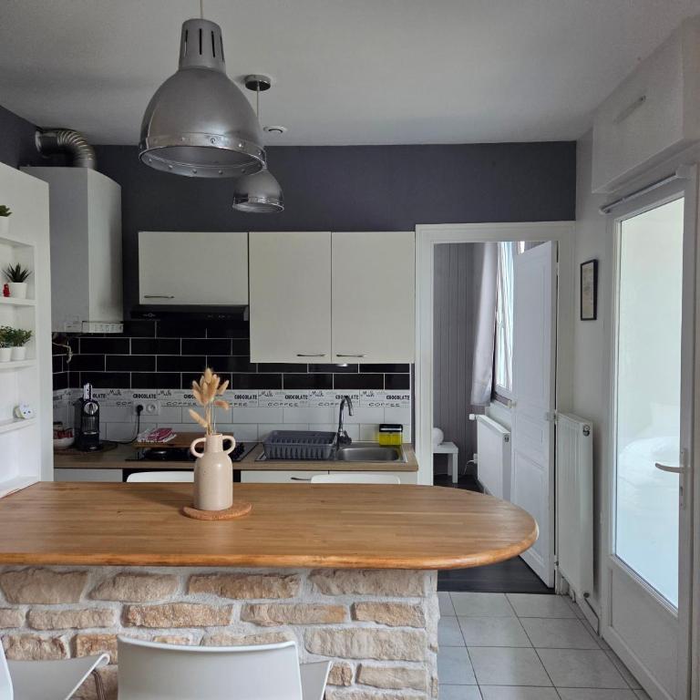 Appart T2 avec cour - Appartement 1 Chambre avec Terrasse - 8