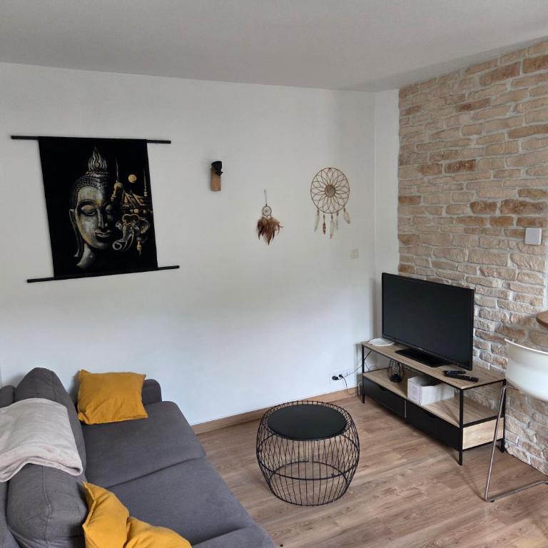Appart T2 avec cour - Appartement 1 Chambre avec Terrasse - 11