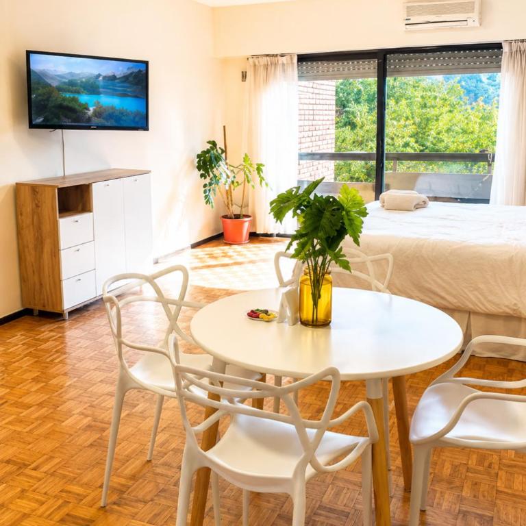 Recoleta Estudio Luminoso Facultad Mall Cultura - One-Bedroom Apartment - 1