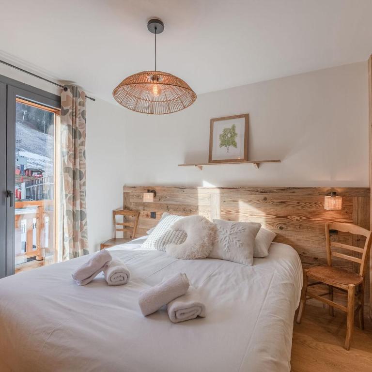 Morzine: Appartement moderne 8 pers, ski-in/ski-out, 72m², parking, wifi - FR-1-754-108 - Appartamento - 10