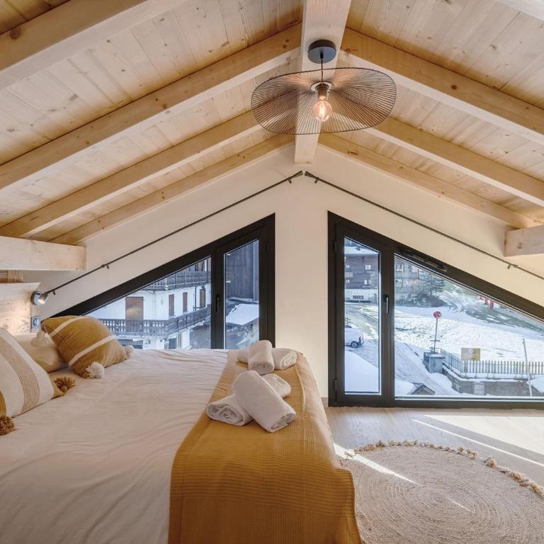 Morzine: Appartement moderne 8 pers, ski-in/ski-out, 72m², parking, wifi - FR-1-754-108 - Apartment - 12