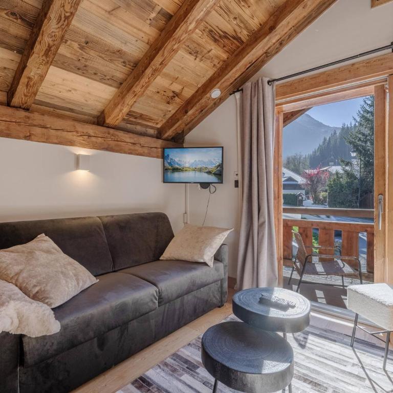 Chalet charmant rénové au centre de Morzine avec parking, capacité 4 pers. - FR-1-754-38 - Chalet - 9