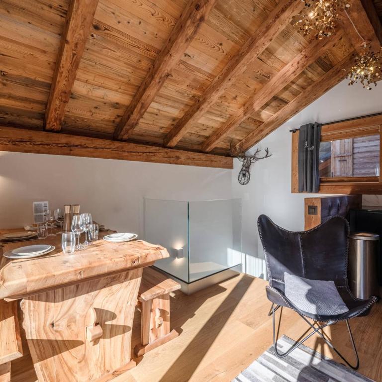 Chalet charmant rénové au centre de Morzine avec parking, capacité 4 pers. - FR-1-754-38 - Chalet - 10