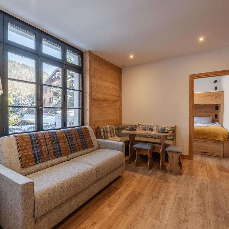 Morzine Centre: Appartement rénové 3 pers, parking - FR-1-754-93 - Apartment - 9