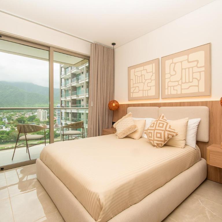 Alma Azul Despierta Entre Montaña y Mar - Apartamento de 1 dormitorio con balcón y vistas a la montaña - 1