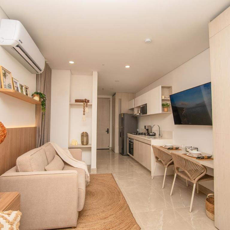 Alma Azul Despierta Entre Montaña y Mar - Apartamento de 1 dormitorio con balcón y vistas a la montaña - 10