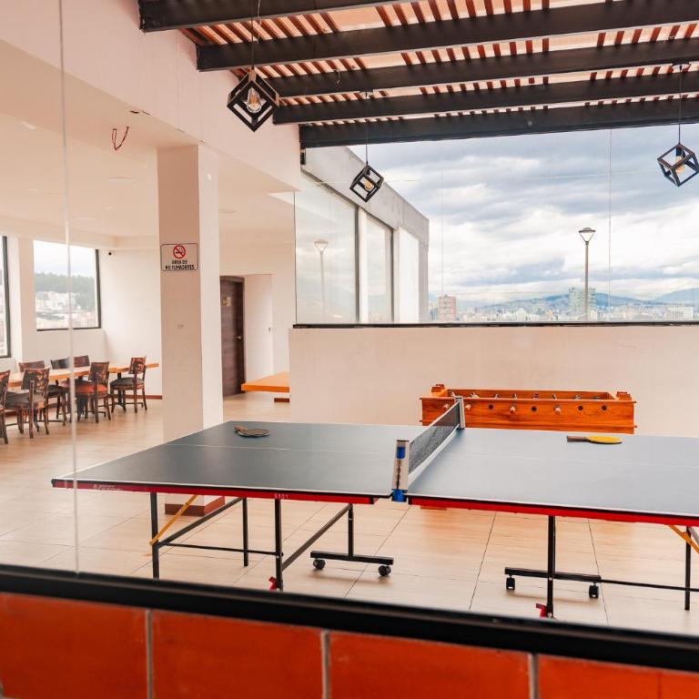Suite moderna con vista, gym y garaje en Quito - One-Bedroom Apartment - 14