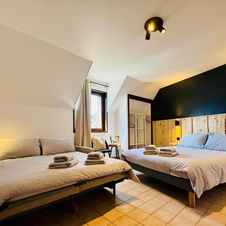 Hôtel le Tilleul - Chambre Familiale - Vue sur Montagne - 3