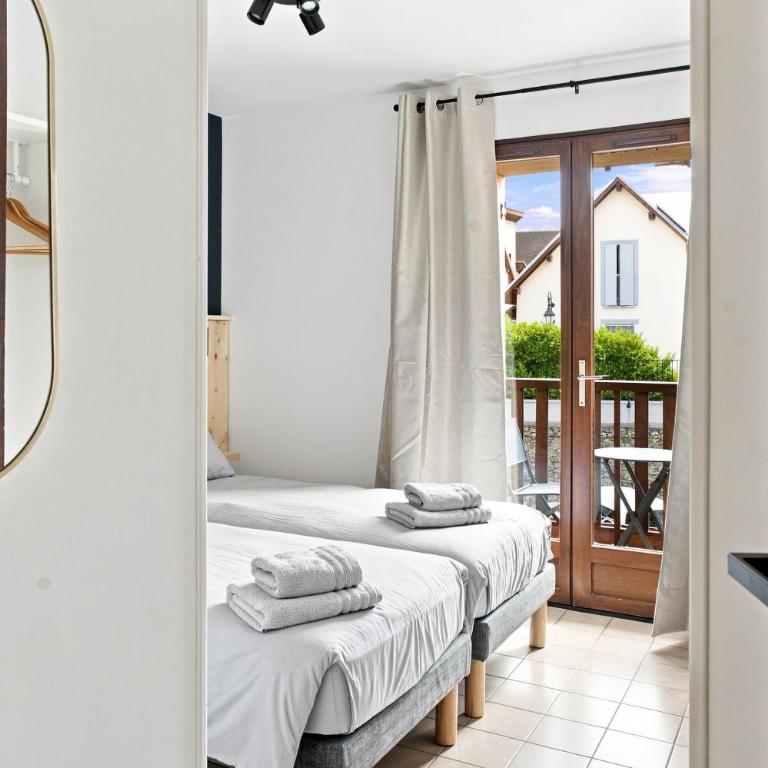 Hôtel le Tilleul - Chambre Double ou Lits Jumeaux Standard avec Balcon - 2