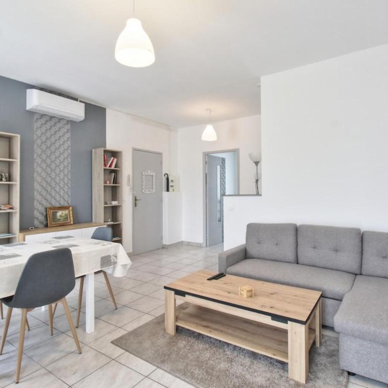 L'agréable appartement Proche parking et clim - Chambre Double Économique - 7