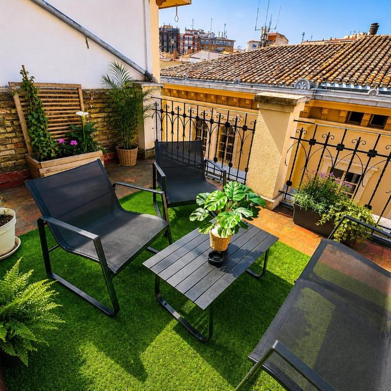 La Terraza de La Merced Preciosas vistas ciudad AireAc - Apartamento - 13