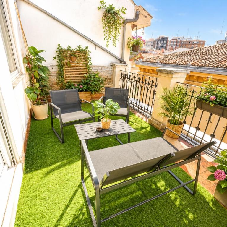 La Terraza de La Merced Preciosas vistas ciudad AireAc - Apartamento - 10