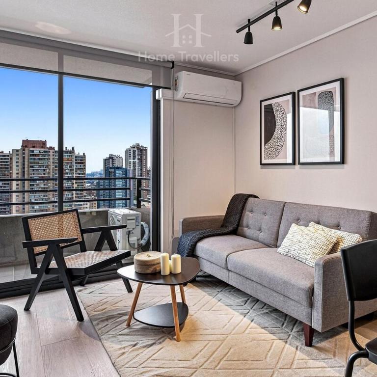HT Ñuñoa Cozy Apartment with Parking for 3 people - Two-Bedroom Apartment - 15