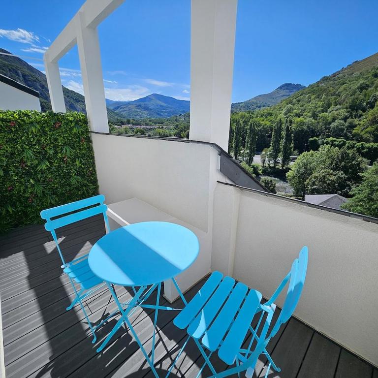Un balcon sur le gave - Chambre Lit Queen-Size avec Balcon - 6