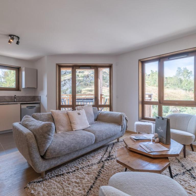 Appartement neuf à l'Alpe d'Huez, skis aux pieds - Two-Bedroom Apartment - 3
