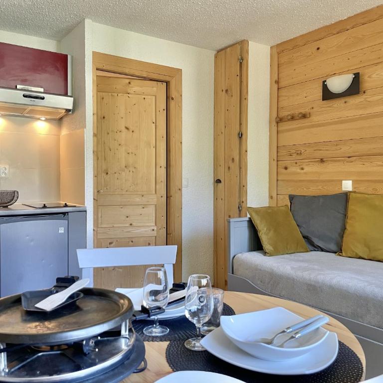 BO421 Studio confortable skis au pieds 3 Vallees - Studio with Mountain View - 8