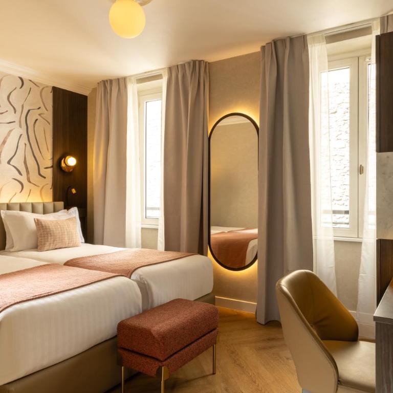 Best Western Au Trocadéro - Chambre Lits Jumeaux Confort - Non-Fumeurs - 2