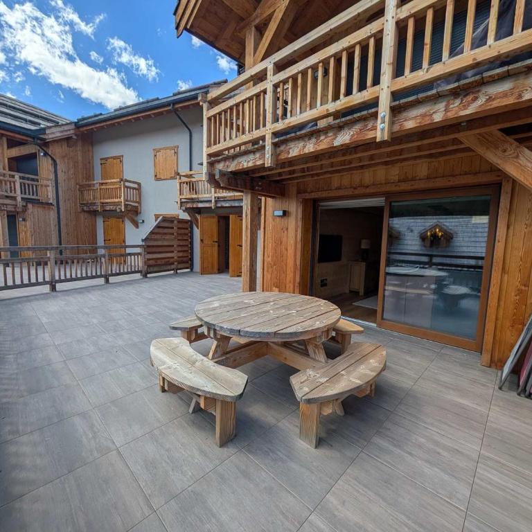Superbe appartement neuf 8 pers, 55m² terrasse sud, proche pistes - Apartamento de 2 dormitorios - 13