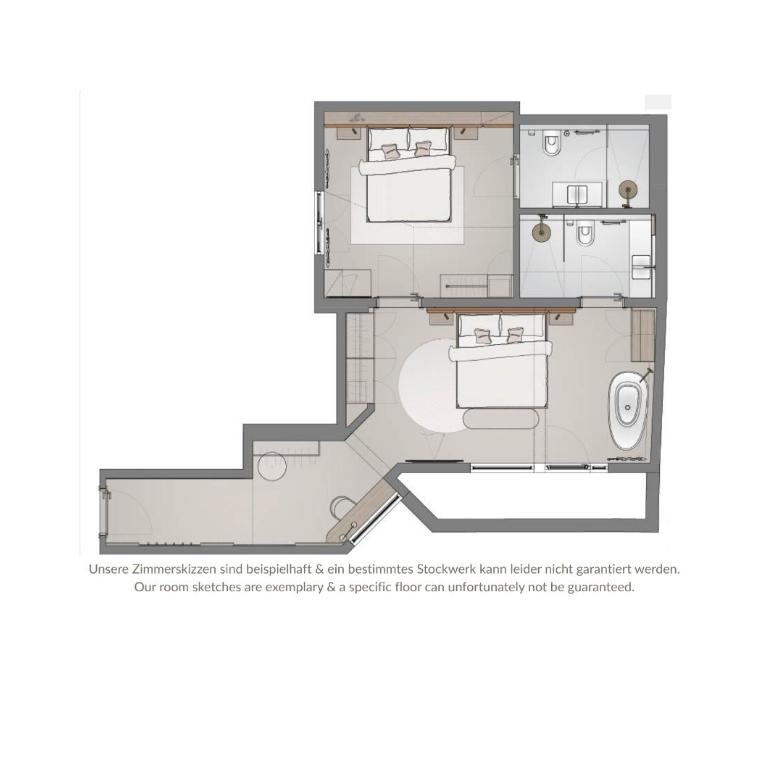 Alpvita Piz Tasna - Suite mit 2 Schlafzimmern - 11