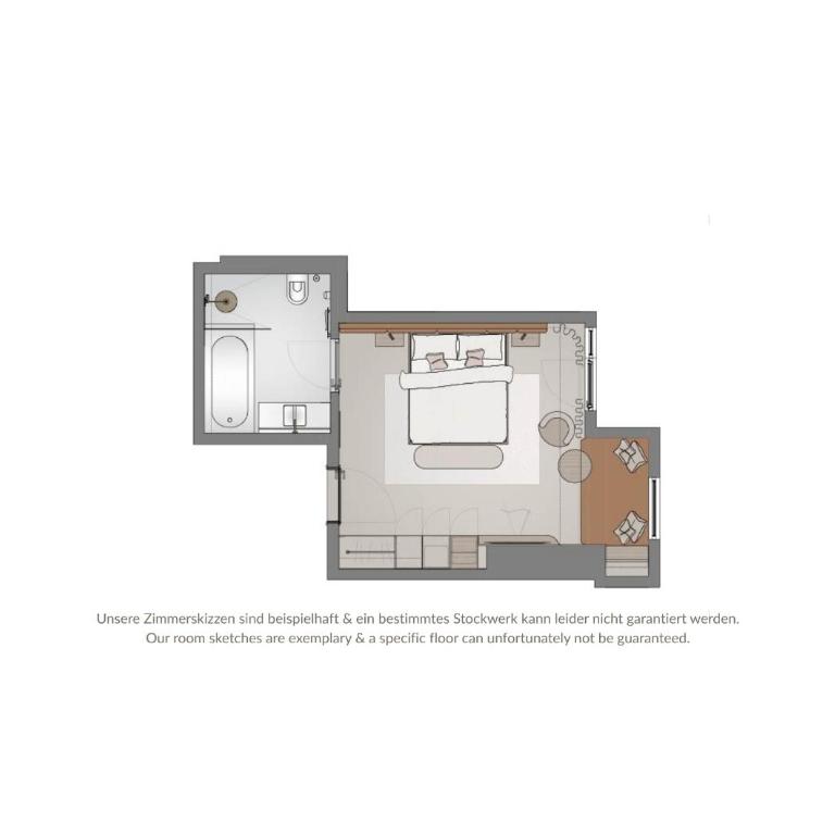 Alpvita Piz Tasna - Dreibettzimmer mit Badewanne - 8
