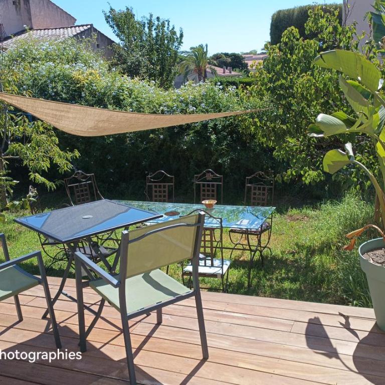 Chambre climatisée indépendante 300m mer - Apartamento de 1 dormitorio - 8